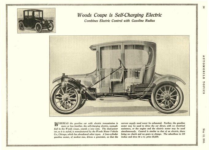 Ko je pronalazač električnog automobila? https://commons.wikimedia.org/wiki/OODS Electric Woods Coupe is Self-Charging Electric Woods Motor Vehicle Co. Chicago, ILL