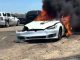 Zapalio se još jedan model Tesla električnog automobila! Sacramento Fire Department/Twitter